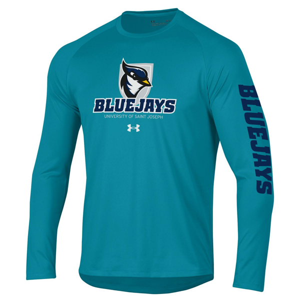 Picture of Teal Mens UA Tech Long Sleeve